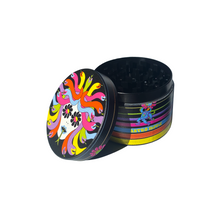 Load image into Gallery viewer, Astro Hippie Herb Grinder + Stash Sack: Tie Dye Medusa Edition